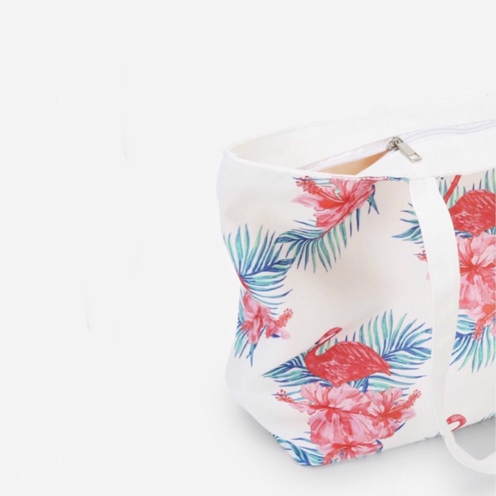 Women’s Flamingo Print Tote Bag